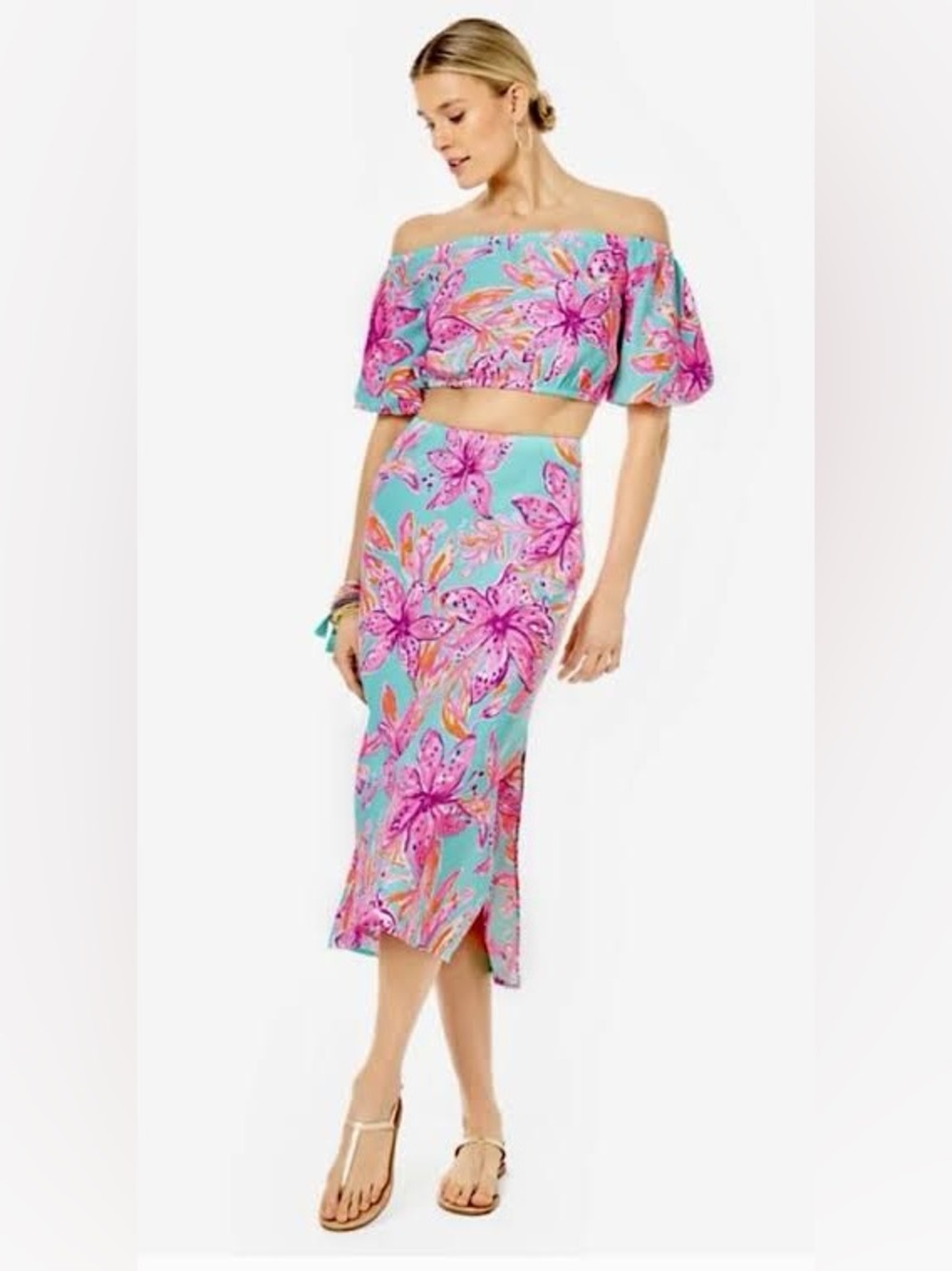 Lilly Pulitzer Esmeray Set - Surf Blue Bonita Blooms